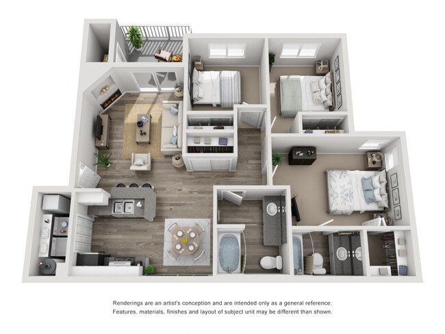 Floorplan - River Pointe Apartments