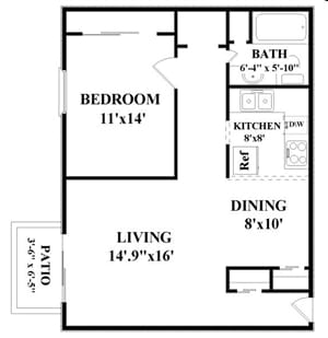 1 Bed - Chateau Bellevue