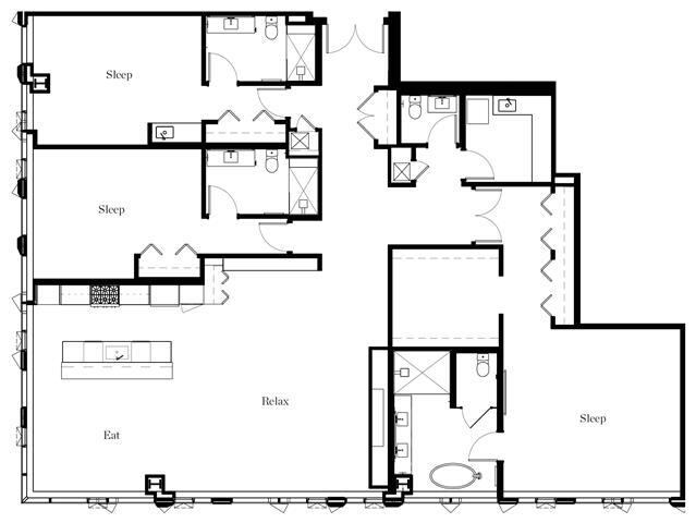 Floorplan - The Residences at Rainier Square