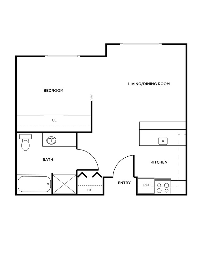 Floorplan - Woodrose Apartments