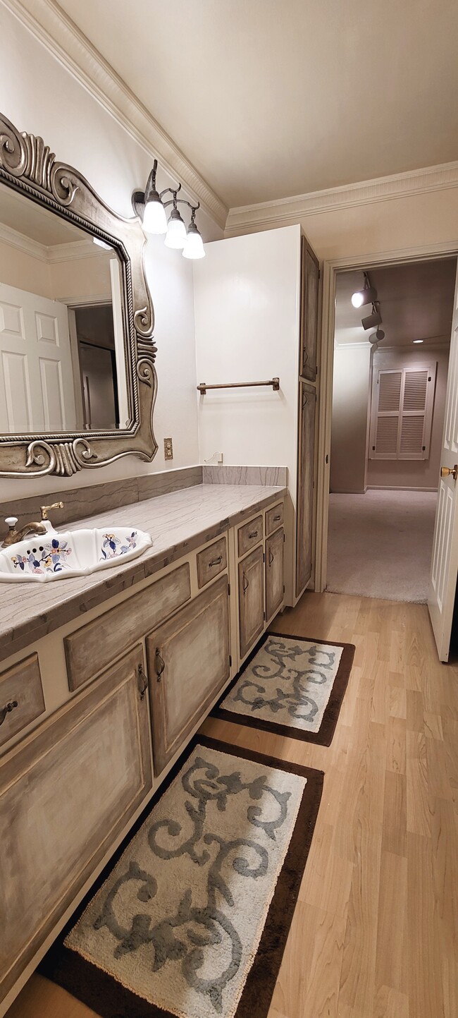 Jack/Jill Bathroom Looking Into Master Bedroom From Separate Toilet/Tub Area - 416 Doucet Rd