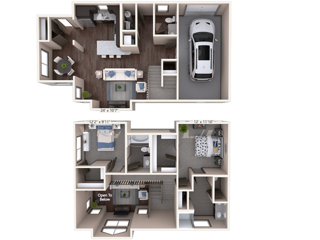 Floorplan - Timnath Trail at Riverbend Apartment Homes