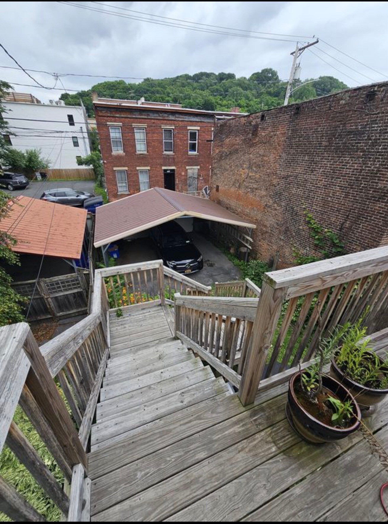 Back Steps and Carport - 166 4th St