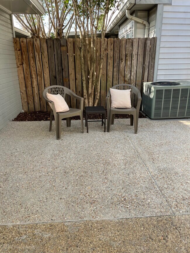 Outside patio - 12447 Coursey Blvd