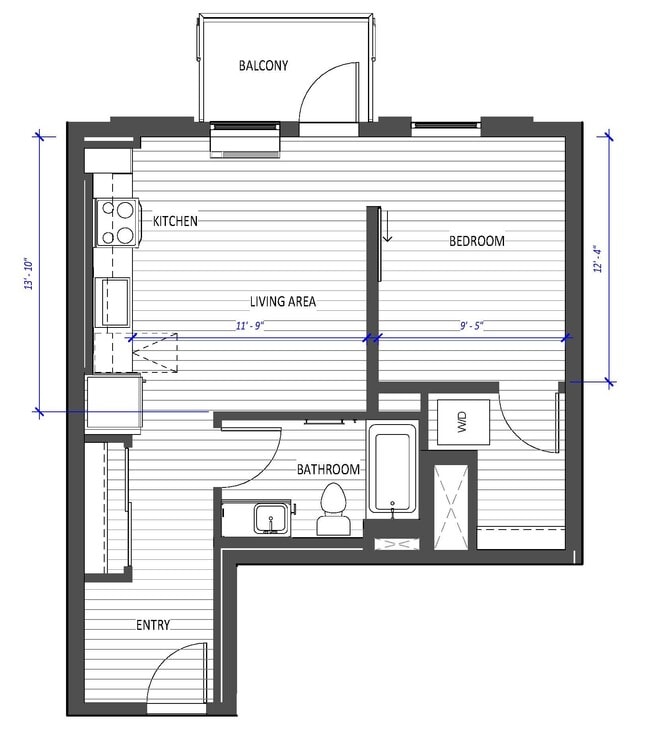 Floorplan - Hyas Point Apartments