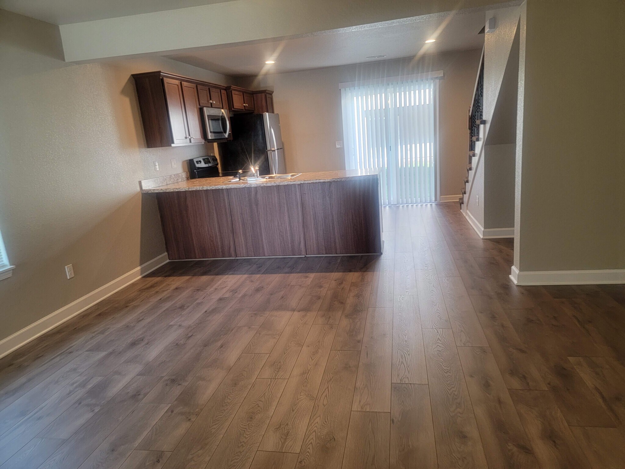 View to sliding doors (to the patio) - 218 N Washington St