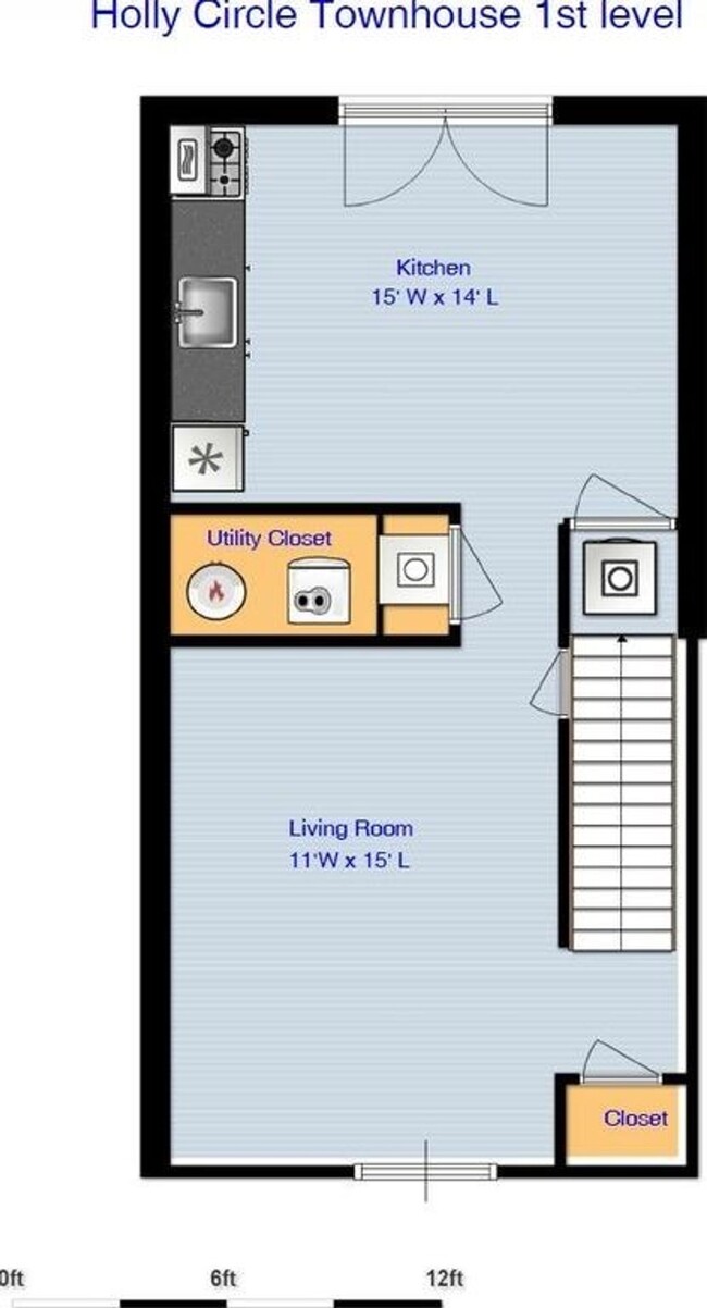 Floorplan - Holly Circle Townhouses