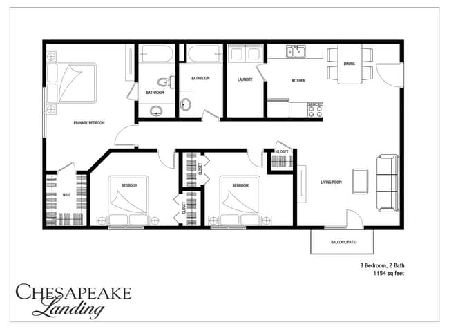 Floorplan - Chesapeake Landing