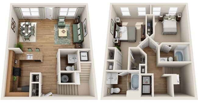 Floorplan - Summerfield At Morgan Metro Apartments