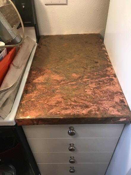 Copper topped cabineet - 5007 SW Custer St