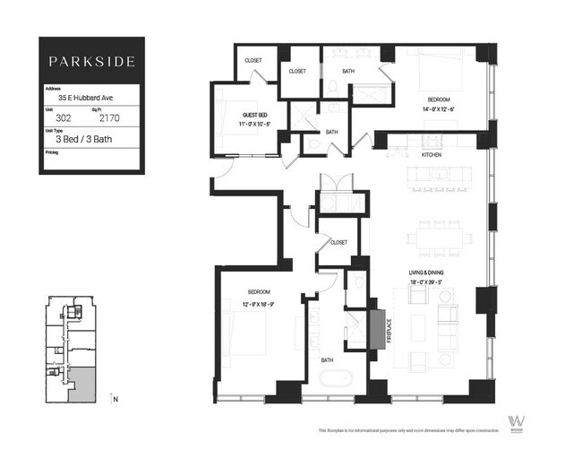 Floorplan - Parkside On Pearl