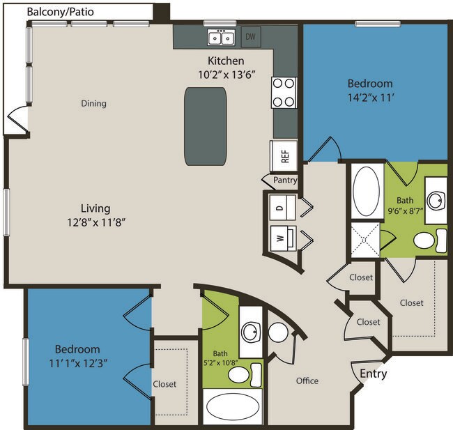 Floorplan - Waterford RiNo