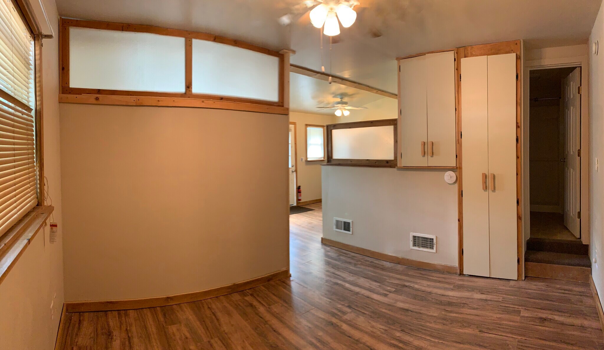 Hallway with 2 closets/ 2 ceiling fans - 12 Kip Dr