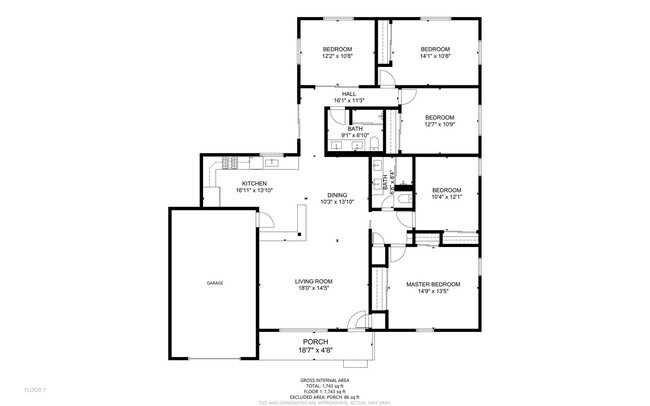 Building Photo - 5BD/2BA, Private Yard, Close to Campus!!