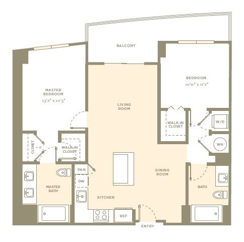 Floorplan - Amaray Las Olas by Windsor