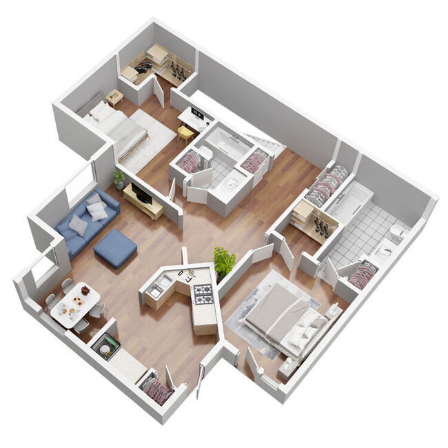 Floorplan - Burkburnett Residences