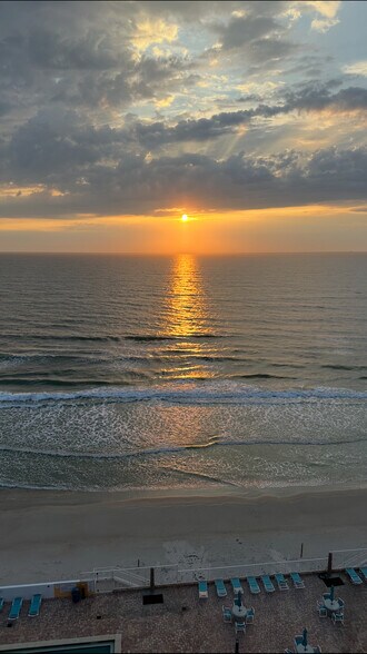 sunrise from primary bedroom - 3043 S Atlantic Ave