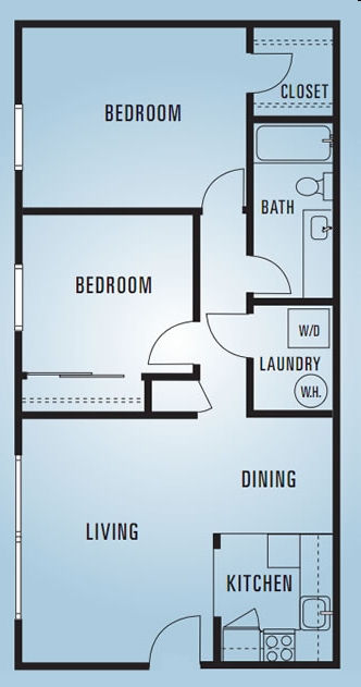 2BR/1BA - Sycamore Lane