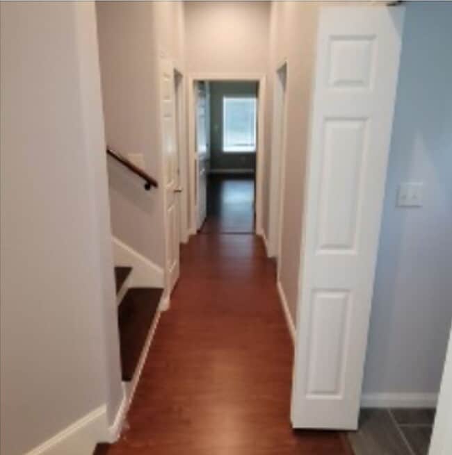 2nd floor hallway with Washer&dryer on the right - 2530 S Sacramento Ave