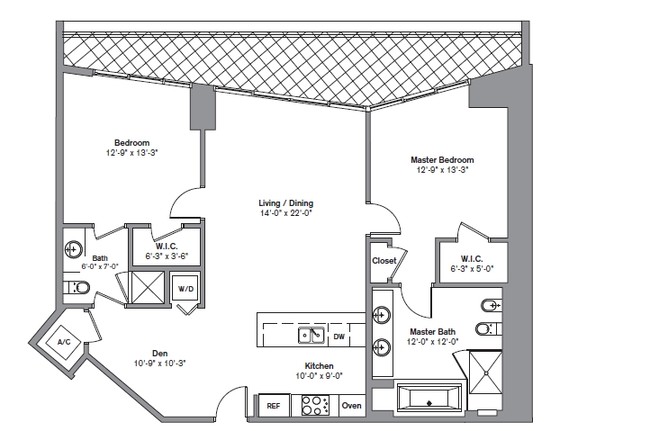 2BR/2BA - Icon Brickell Tower 2