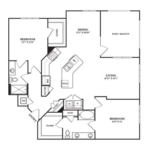 Floorplan - Rocklyn at Samuels Ave