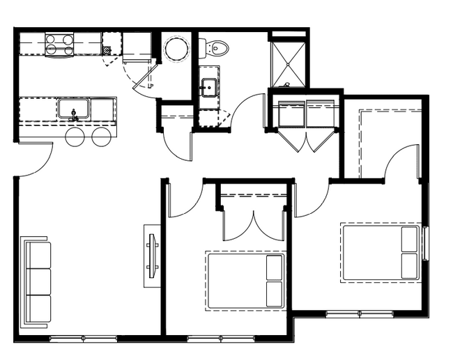 Floorplan - Riverbend Flats