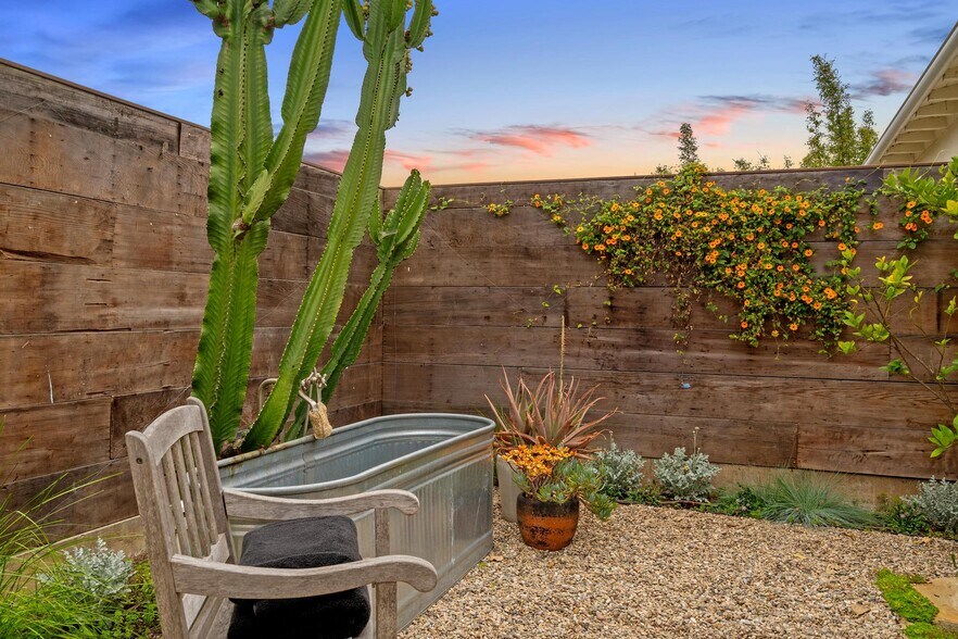 Outdoor Soaking tub off Primary Bathroom - 2697 Wilson St