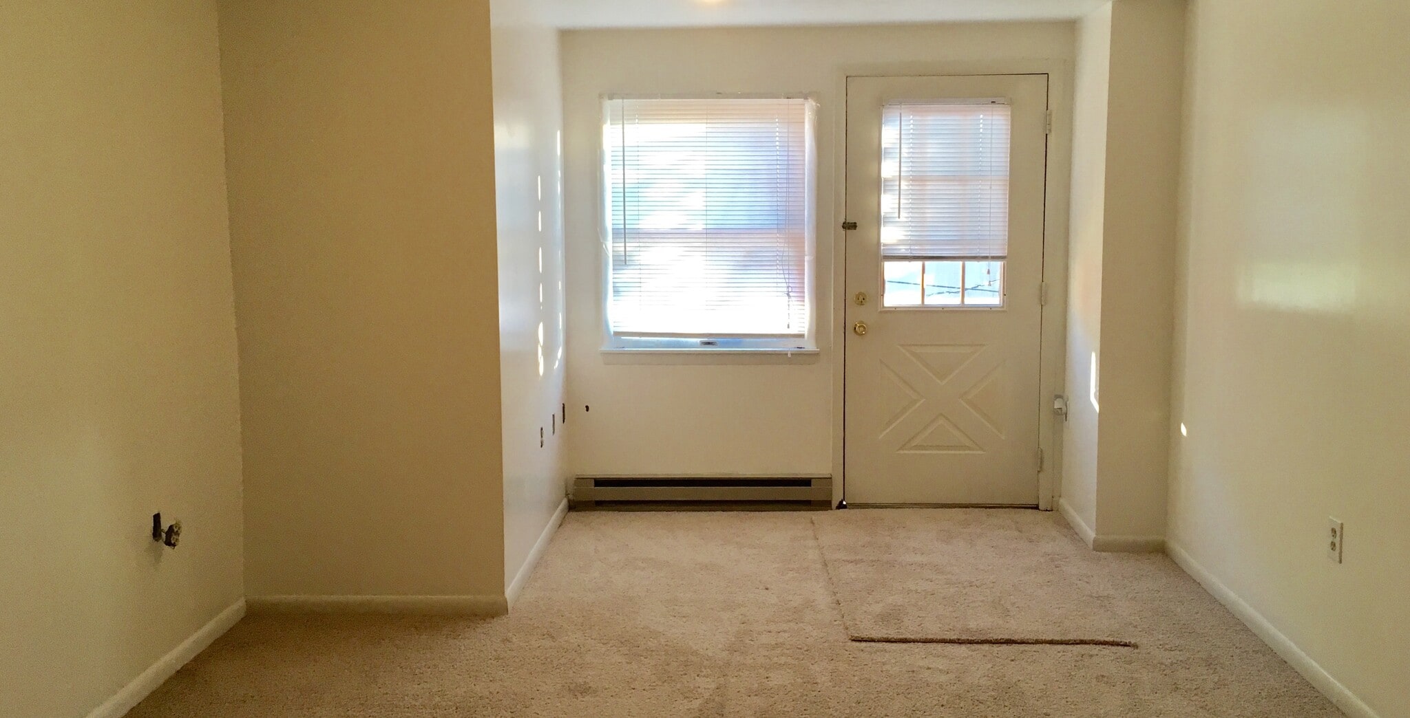 bedroom with door to small back deck - 316 East Patrick Street
