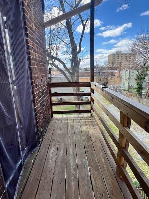 Bedroom 1 balcony - 113 E Franklin St