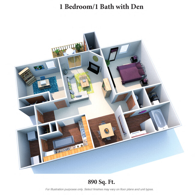 Floorplan - Deercross Apartments