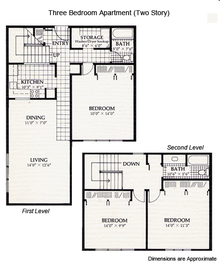 3BR/2BA - Brookhaven Apartments