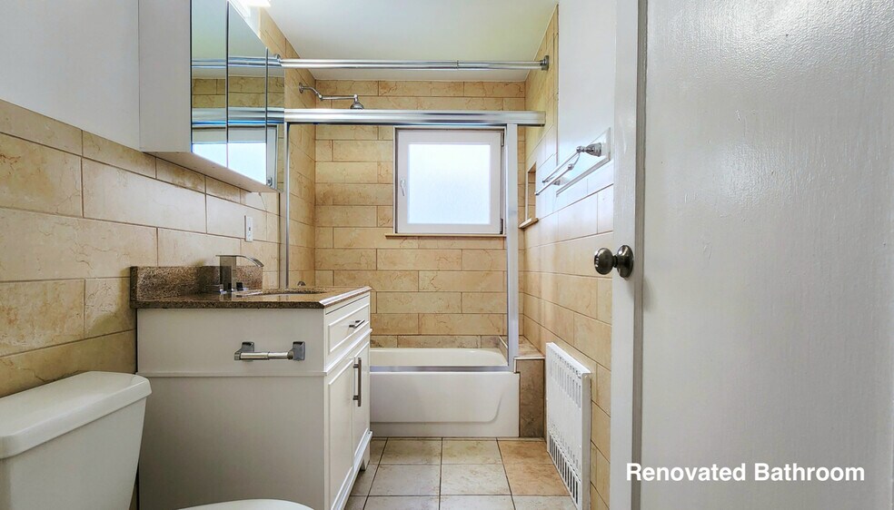 Updated Full Bath - 63 Hamilton Ave