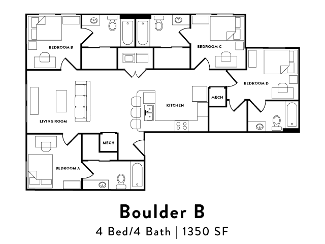 Floorplan - Point at Ames