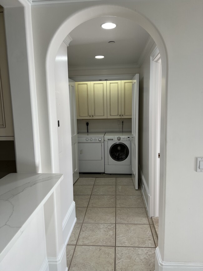 Laundry - bathroom to left, bedroom to right - 14 Grove St