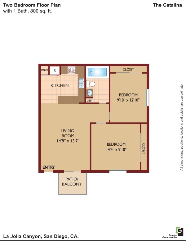 The Catalina - La Jolla Canyon Apartments