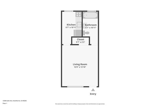 Floorplan - 12306 Gale