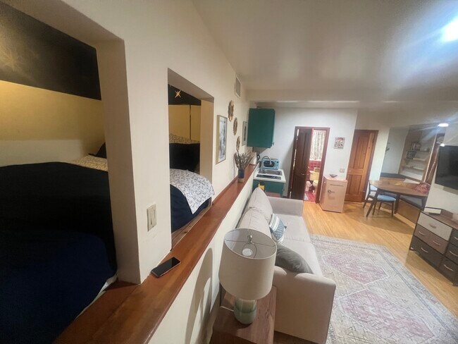 Bed looking to the main living space - 8420 Lookout Mountain Ave