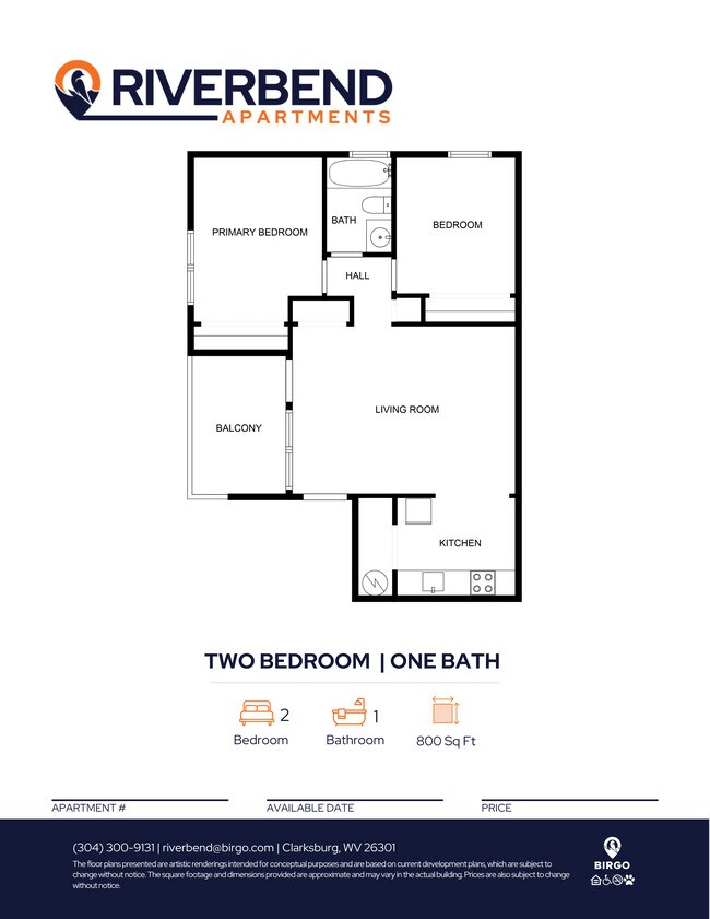 Floorplan - Riverbend Apartments