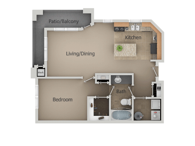 Floorplan - San Moritz Apartments