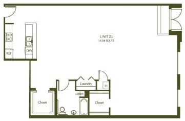 Floorplan - Eleventh Street Lofts