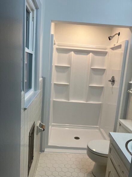 New master bathroom shower - 3608 Red Bud St