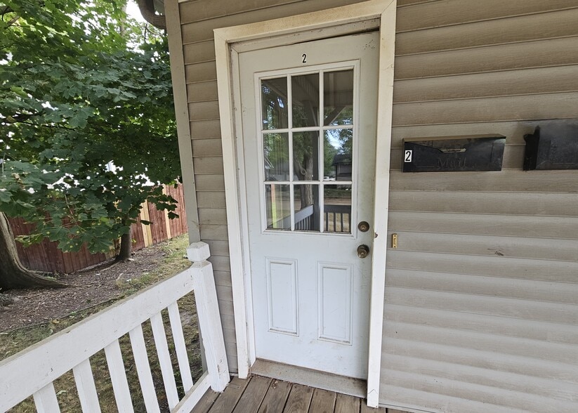 Upper Apartment Front Door - 170 Lathrop Ave