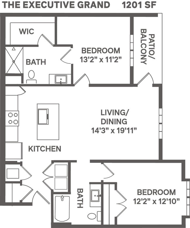 Floorplan - The Garrison Luxury Apartments