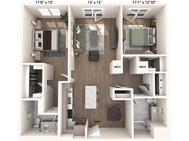 Floorplan - Avalon W Squared