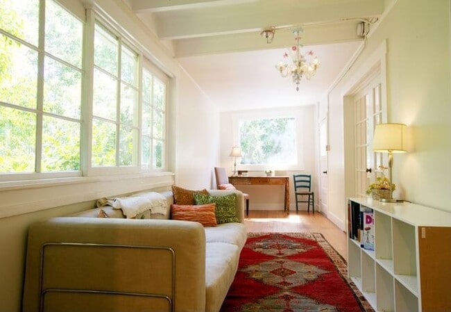Enclosed porch looking toward front of house - 15 G St