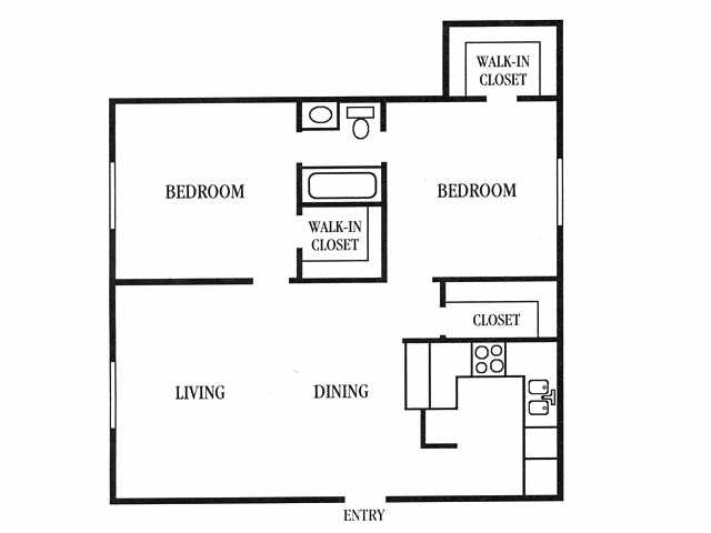 2BR/1BA - Meyer Oaks