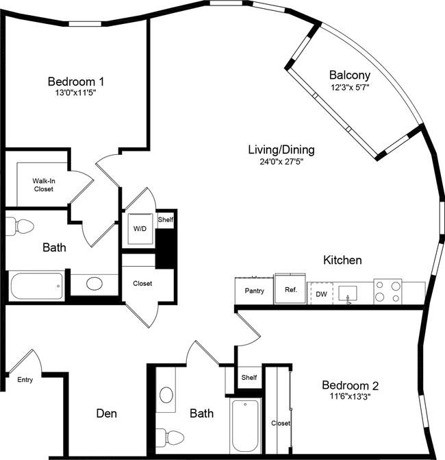 Floorplan - 855 Brannan