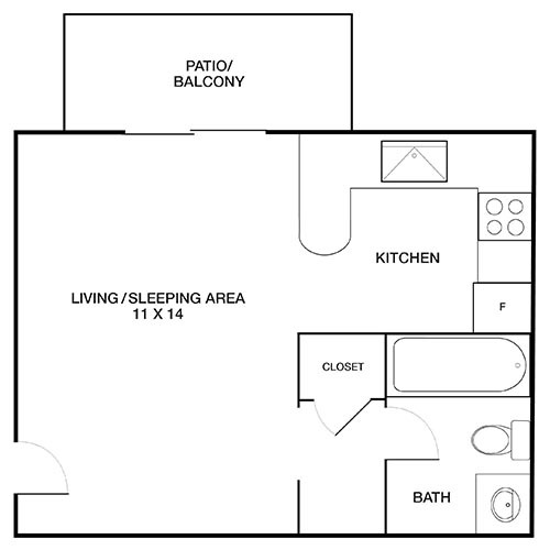 Floorplan - Royal Crest Warwick Apartment Homes