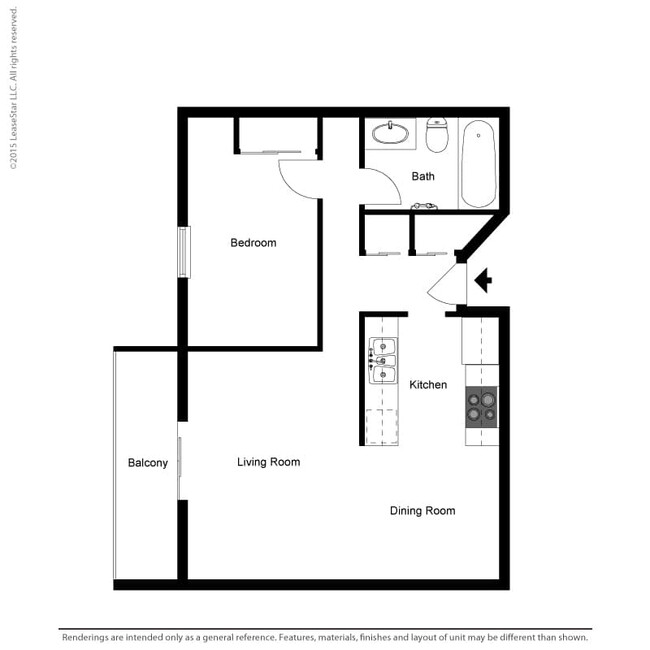 Floorplan - Bradley House Apartments