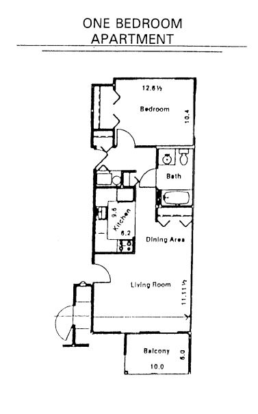 Floorplan - Valley View Apartments